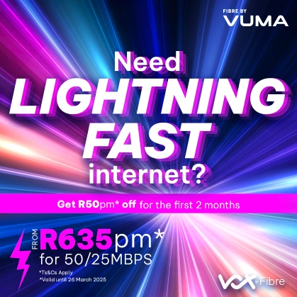 Vuma 60 Day Promo v3 | Vox | Fibre & Wireless